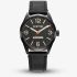 G Star Mens Originals Black Leather Strap Watch GSW.503.03