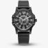 G Star Mens Constructed Black Leather Strap Watch GSW.506.02