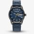 G Star Mens Selvedge Blue Leather Strap Watch GSW.507.03
