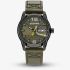 G Star Mens Selvedge Green Leather Strap Watch GSW.507.04