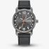 G Star Mens Rovic Black Leather Strap Watch GSW.509.02