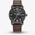 G Star Mens Rovic Black Dial Brown Leather Strap Watch GSW.509.03