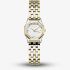 ROSEFIELD Ladies Gemme White Dial Two Tone Bracelet Watch GWGSG-G03