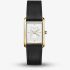 ROSEFIELD Ladies Heirloom White Dial Black Leather Strap Watch HWBLG-H06