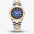 Jacques Du Manoir Mens Inspiration Business Blue Dial Two Tone Stainless Steel Bracelet Watch JWG03003