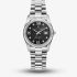 Jacques Du Manoir Ladies Inspiration Roman II Black Dial Stainless Steel Bracelet Watch JWL01308