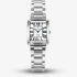 Jacques du Manoir Ladies Emily White Dial Stainless Steel Bracelet Watch JWL04401