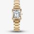 Jacques du Manoir Ladies Emily White Dial Gold Tone Bracelet Watch JWL04402