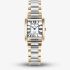 Jacques du Manoir Ladies Emily White Dial Two Tone Bracelet Watch JWL04403