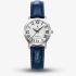 Jacques du Manoir Ladies Genesis Silver Dial Blue Leather Strap Watch JWL04902