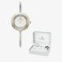 Jacques du Manoir Ladies Aurora White Dial Bracelet Watch & Topring Boxset JWL05403