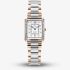 Jacques du Manoir Ladies Emily White Dial Rose Gold Two Tone Bracelet Watch JWL05504