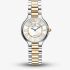 Jacques du Manoir Ladies Celine Silver Dial Two Tone Bracelet Watch JWL06002