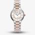 Jacques du Manoir Ladies Celine Silver Dial Two Tone Bracelet Watch JWL06003