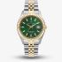 Jacques du Manoir Mens Inspiration Business Green Dial Two Tone Bracelet Watch JWN01703