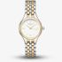 ROSEFIELD Ladies Muse White Dial Two Tone Bracelet Watch MUWDSD-MU03