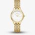 ROSEFIELD Ladies Muse White Dial Golden Bracelet Watch MUWGSG-MU01