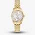 Jacques du Manoir Ladies Inspiration Elegance 26mm Silver Dial Gold Tone Bracelet Watch NRO.12