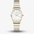 ROSEFIELD Ladies Oval White Mother of Pearl Dial Two Tone Bracelet Watch OVWDSG-OV17