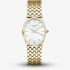 ROSEFIELD Ladies Oval White Mother of Pearl Golden Bracelet Watch OWGSG-OV01