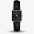 ROSEFIELD Ladies Boxy XS Black Dial Leather Strap Watch QBBLG-Q53