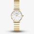 ROSEFIELD Ladies Small Edit White Mother of Pearl Dial Golden Bracelet Watch SEWGSG-SE02