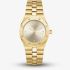 ROSEFIELD Ladies Rose Champagne Dial Golden Bracelet Watch SPCGSG-SP01