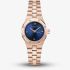 ROSEFIELD Ladies Rose XS Navy Dial Rose Gold Bracelet Watch SPNRSR-SP11