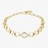 ROSEFIELD Ladies Studio White Dial Golden Chain Choker Necklace Watch STWGSG-ST02
