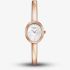 ROSEFIELD Ladies Studio Bangle S White Mother of Pearl Dial Rose Gold Bangle Bracelet Watch STWRSR-ST08