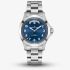 Hamilton Mens Khaki Field King Blue Dial Stainless Steel Watch H64475140