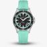 Hamilton Mens Khaki Navy Scuba Turquoise Rubber Strap Watch H82415331