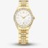 Swarovski Ladies Matrix Golden White Dial Bracelet Watch 5745534