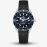 Rado Captain Cook Blue Dial Black Rubber Strap Watch R32223229