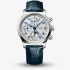 Longines Mens Master Collection Chronograph Moonpase Leather Strap Watch L2.962.4.73.2