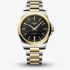 Longines Mens Conquest Black Dial Two-Tone Stainless Steel Bracelet Watch L3.860.3.52.7