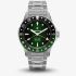 Bremont Mens Supermarine 300m GMT Tundra Green Dial Watch SM40-GMT-SS-GNBK-B