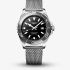 Longines Mens Hydroconquest Automatic 42mm Black Dial Mesh Bracelet Watch L3.788.4.70.6