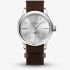 BALL Mens Trainmaster Legend Brown Leather Strap Watch NM9080D-L1J-SL