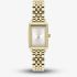 Olivia Burton Ladies Classic White Dial Gold Plated Stainless Steel Bracelet Watch 24000013