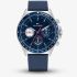 Tommy Hilfiger Mens Clark Blue Leather Strap Watch 1792209