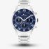 Tommy Hilfiger Mens TH-Oxford Blue Dial Stainless Steel Bracelet Watch 1710728