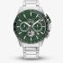 Tommy Hilfiger Mens Bank Chronograph Green Dial Bracelet Watch 1792293