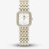 Tommy Hilfiger Ladies Abby Two Tone Square Silver Dial Bracelet Watch 1782922