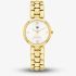 Tommy Hilfiger Ladies Annie Golden Silver Dial Bracelet Watch 1782928
