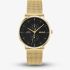 HUGO Mens #Style Gold Plated Mesh Bracelet Watch 1530458