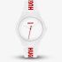 HUGO Mens #Lit White Dial Rubber Strap Watch 1530345