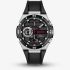 HUGO Mens #Wild Black Dial Leather Strap Watch 1530336