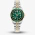 Jacques du Manoir Ladies Inspiration Active Two Tone Green Dial Watch JWL05004