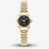 Jacques du Manoir Ladies Mini Inspiration Gold & Black Watch JWL05104
